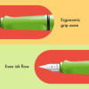 Stylo plume - Mine moyenne - Gaucher - LAMY - Safari - Vert - Rechargeable