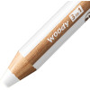 Stabilo woody 3 in 1 - Blanc - Crayon de couleur - Pointe large - Tous supports