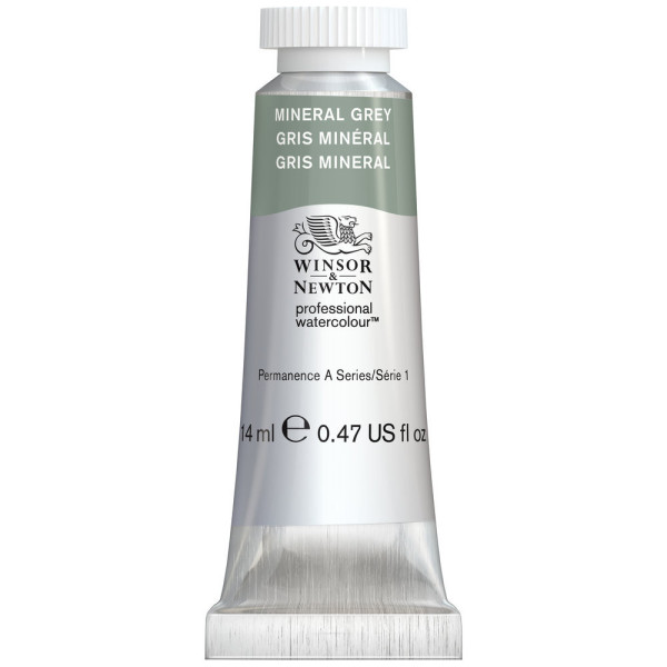 photo-Peinture aquarelle - Gris minéral - 427 - Extra-fine - Winsor et Newton - 14ml