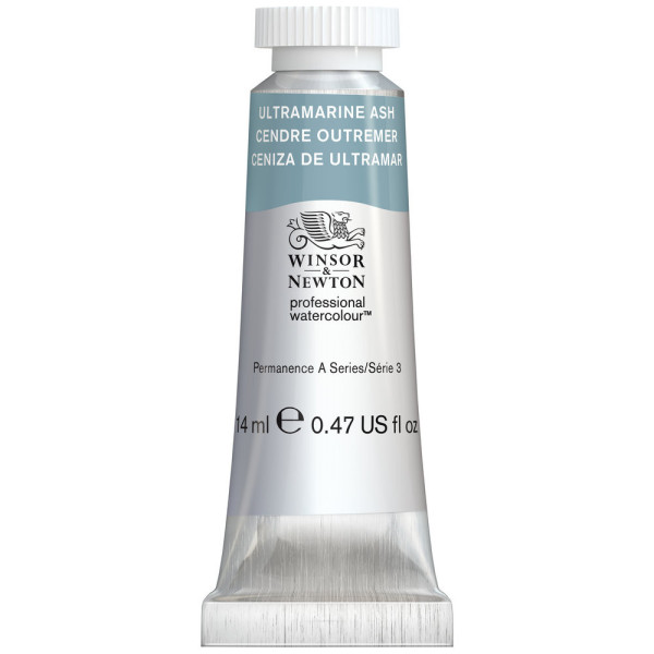 photo-Peinture aquarelle - Cendre outremer - 424 - Extra-fine - Winsor et Newton - 14ml