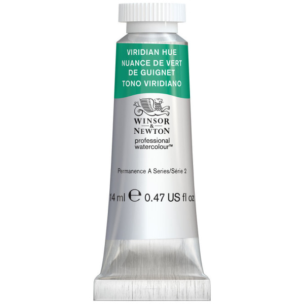 photo-Peinture aquarelle - Vert Guignet - 696 - Extra-fine - Winsor et Newton - 14ml