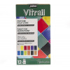 photo-Coffret - Peinture pour verre - Vitrail - Pébéo - 12 x 20ml - Assortiment