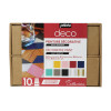 Coffret - peinture décorative tous supports - Pébéo - Déco - 10x45ml - Assortiment | Artmania
