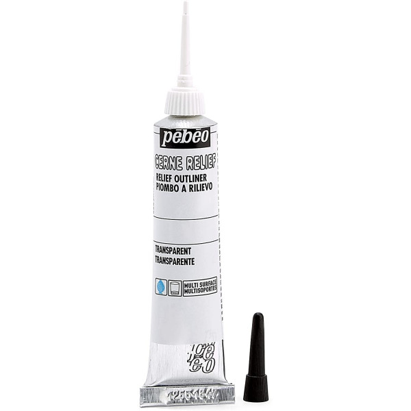 Tube de Cerne Relief - Transparent - Pébéo - 20 ml