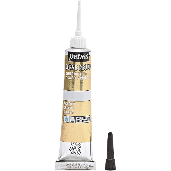 Tube de Cerne Relief - Or riche - Pébéo - 20 ml