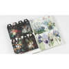 Cahier scrapbooking - Illustrations de fleurs - Cartes, enveloppes, autocollants - Pepin