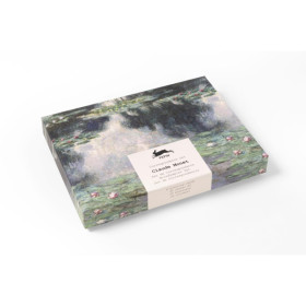 photo-Coffret de correspondance - Papier à lettres + enveloppes + autocollants - Claude Monet