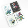 Bloc-notes - A5 - 64 feuilles papier ivoire - 120g - Avec illustrations de bouquets de fleurs