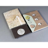 Livret d'étiquettes et stickers - Cartes anciennes - Scrapbooking - 32 feuilles - 250 étiquettes