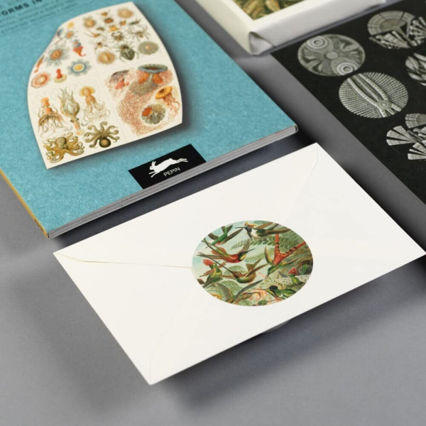 Livret d'étiquettes et stickers - Illustrations nature - Scrapbooking - 32 feuilles - 250 étiquettes