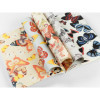 Papiers créatifs - Papillons japonais - Scrapbooking - 12 feuilles - 50x70cm