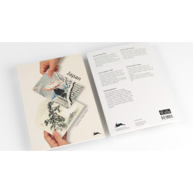 Cahier scrapbooking - Illustrations japonaises - Cartes, enveloppes, autocollants - Pepin