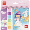 photo-Coloriage - Peinture aquarelle - Princesses et sirènes - Pinceau inclus + 20 illustrations - Dès 5 ans