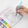 Coloriage - Peinture aquarelle - Princesses et sirènes - Pinceau inclus + 20 illustrations - Dès 5 ans