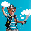 Kit pour créer un déguisement de Pirate - Chapeau, épée, gilet - Dès 3 ans - Apli Kids