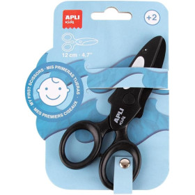 Ciseaux - Pour enfant - Dès 2 ans - Maternelle - Forme d'orque - Ergonomique - Apli Kids