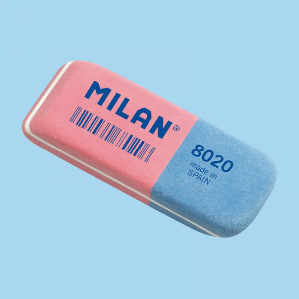 photo-Gomme - Rose et bleu - Rectangulaire - Double usage - Caoutchouc synthétique - Milan
