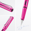 Stylo plume - Mine moyenne M - Gaucher - LAMY - Safari - Rose - Rechargeable