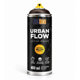 photo-Bombe de peinture - Marron foncé - Belton - Urban Flow - 400ml - Haute couvrance