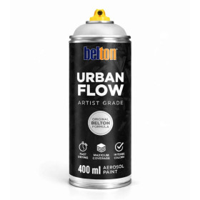 photo-Bombe de peinture - Gris clair - Belton - Urban Flow - 400ml - Haute couvrance