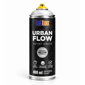 photo-Bombe de peinture - Argent - Belton - Urban Flow - 400ml - Haute couvrance