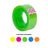 Rubans adhésif transparent 19mmx20m couleurs fluo