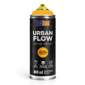photo-Bombe de peinture - Jaune melon - Belton - Urban Flow - 400ml - Haute couvrance