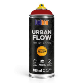 photo-Bombe de peinture - Rouge rubis - Belton - Urban Flow - 400ml - Haute couvrance