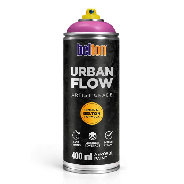 photo-Bombe de peinture - Magenta - Belton - Urban Flow - 400ml - Haute couvrance