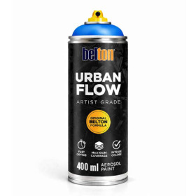 photo-Bombe de peinture - Bleu tulipe - Belton - Urban Flow - 400ml - Haute couvrance