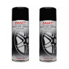 Lot de 2 bombes de peinture pour jantes - Noir