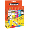 5 tubes de gouache - Blanc jaune bleu magenta noir - Cléopâtre - 30ml