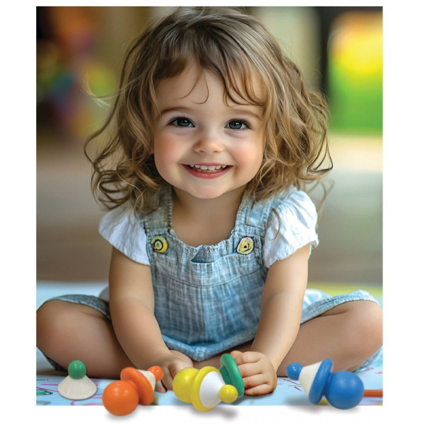 Feutres de coloriage - Ergonomiques - Dès 12 mois - 8 couleurs - Coloriage