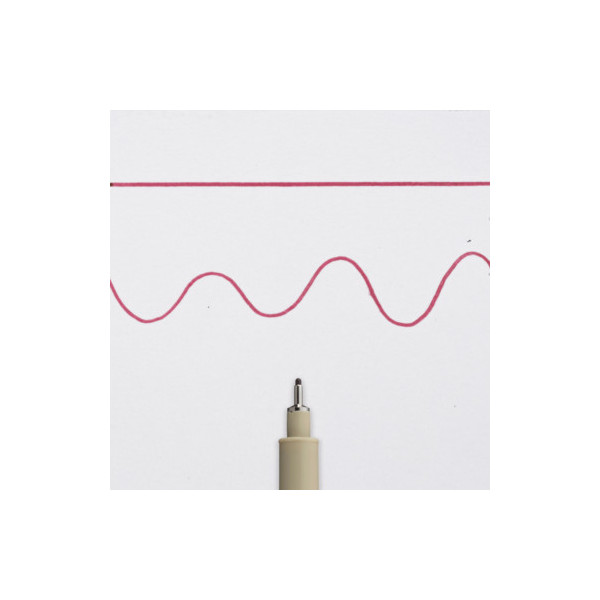 Feutre - Pointe fine - 0,5mm - Marron - Pigma Micron 08 - Sakura - Dessin
