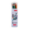 photo-Crayons de couleur - 12 + 6 couleurs - Boîté métallique - Coloriage - Enfant - Bruynzeel