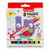 photo-Feutres - Effet magique - Couleurs qui changent - 8 feutres - Coloriage - Enfant - Bruynzeel