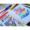 Feutres - Effet magique - Couleurs qui changent - 8 feutres - Coloriage - Enfant - Bruynzeel