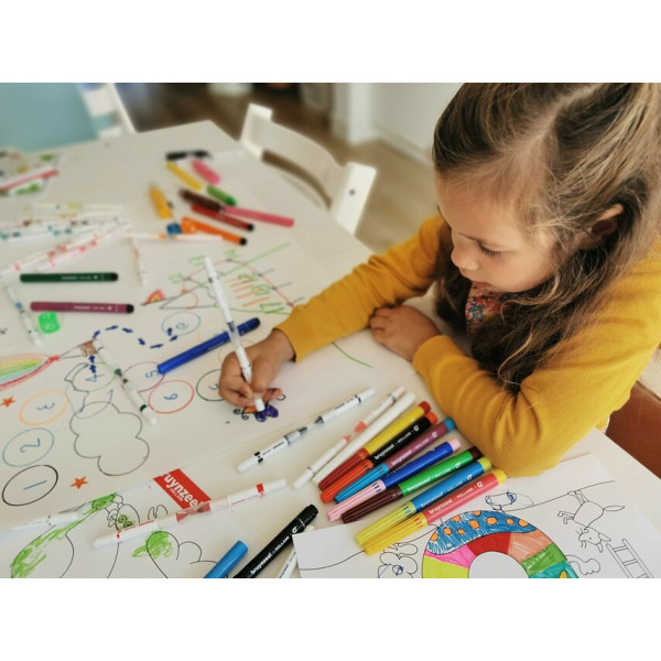 Feutres - Effet magique - Couleurs qui changent - 8 feutres - Coloriage - Enfant - Bruynzeel