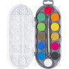 Peinture à l'eau - Palette de 12 couleurs - Pinceau inclus - Enfant - Scolaire - Bruynzeel