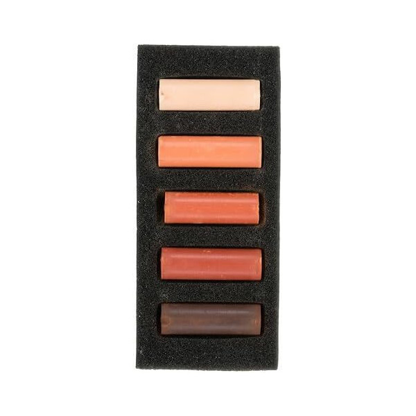 Pastels - Tendres - Teintes terre de sienne - 5 demi-pastels - Rembrandt