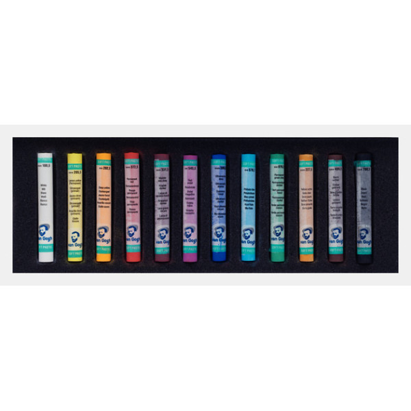 Pastels - Tendres - Assortiment - Set débutant - 12 pastels - Van Gogh