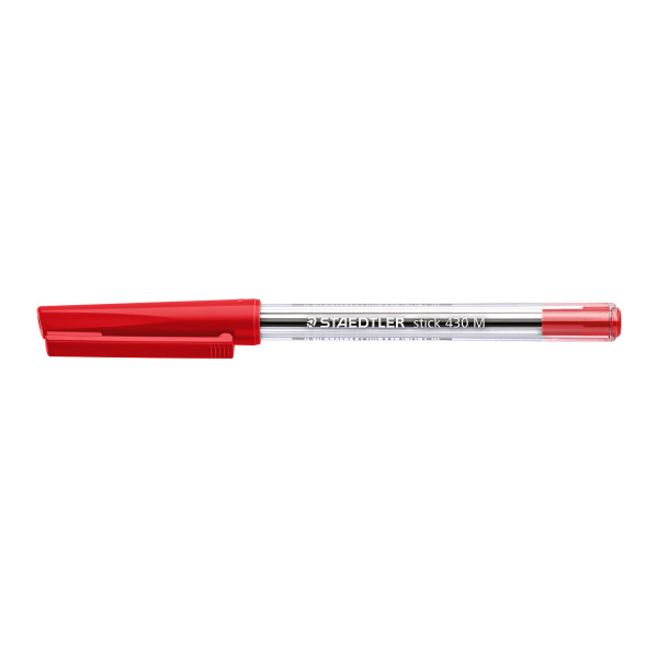 Stylo à bille - Rouge - Pointe médium - Staedtler