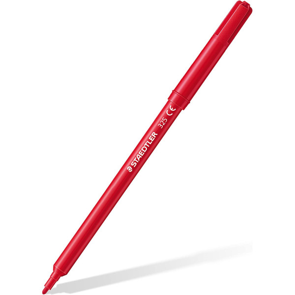 12 feutres de coloriage - Pointe moyenne - Coloris assortis - Staedtler - Noris 325