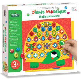 photo-Jeu créatif - Mosaïque à coller - 6 tableaux à créer - Dès 3 ans - Loisirs créatifs enfant