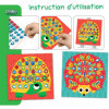 Jeu créatif - Mosaïque à coller - 6 tableaux à créer - Dès 3 ans - Loisirs créatifs enfant