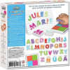 Tampons - Lettres de l'alphabet - Dès 4 ans - Encreur 4 couleurs - Jeu éducatif