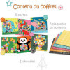 Jeu créatif - Tableaux feutrine à décorer - 6 tableaux - Dès 3 ans - Activité manuelle