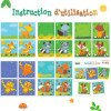 Jeu créatif - Tableaux à décorer - 5 modèles animaux de la forêt - Dès 3 ans - Activité manuelle