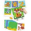 Jeu créatif - Tableaux à décorer - 5 modèles animaux de la forêt - Dès 3 ans - Activité manuelle
