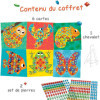 Jeu créatif - Mosaïque à coller - 6 tableaux à créer - Dès 3 ans - Loisirs créatifs enfant